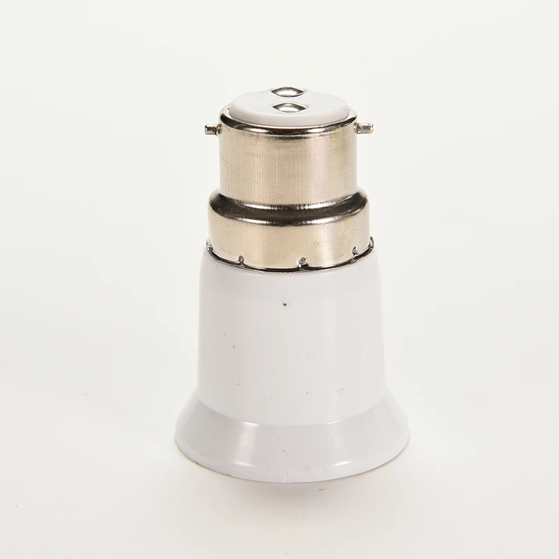 1Pcs B22 to E27 Base LED Light Lamp Bulb Fireproof Holder Adapter Converter Socket Change | Лампы и освещение