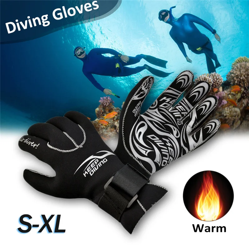 3MM Neoprene Scuba Diving Gloves Snorkeling Equipment Anti Scratch Keep