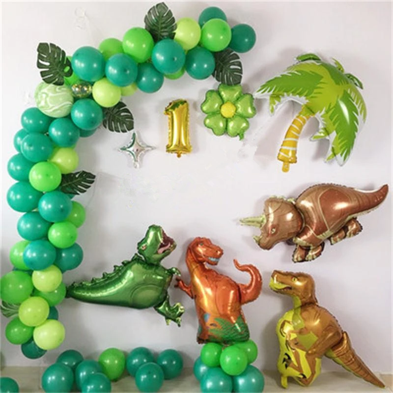 GIHOO Juego de globos de dinosaurio para niños, decoración de Jurassic World,  para fiestas de cumpleaños, 1 Juego|Globos y accesorios| - AliExpress