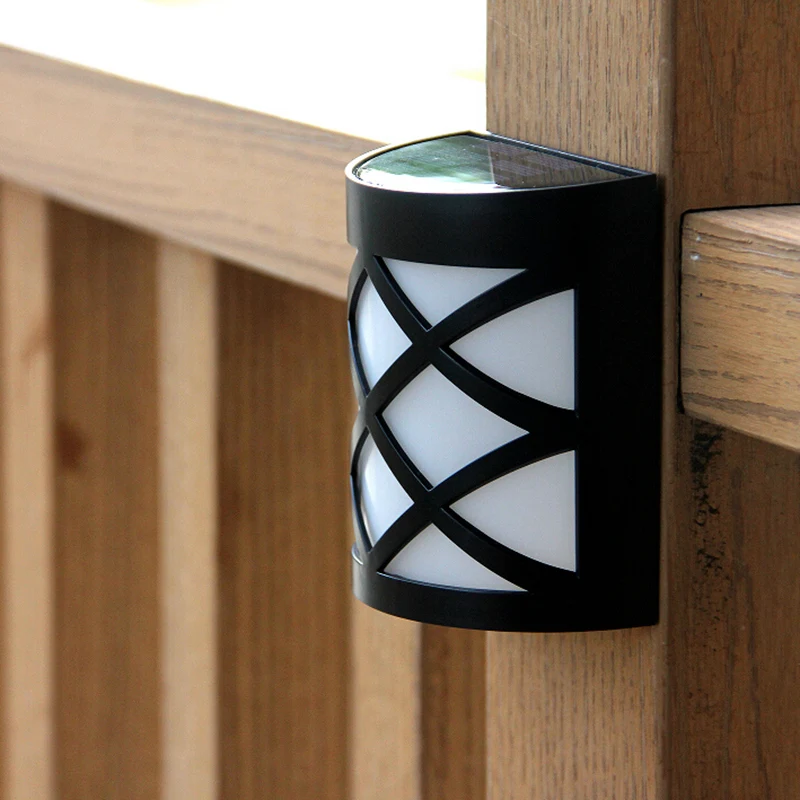 

Luminarias LED Solar Panel Light Solar led Outdoor Wall Lamp street Porch lights fence Home Garden Decorative Novelty Lighting