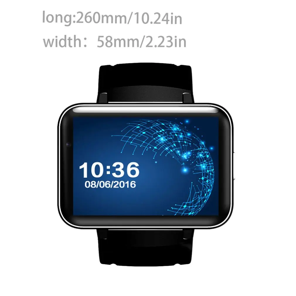 

DM98 Bluetooth Smart Watch 2.2 for Android for OS 3G Smartwatch Phone Dual Core 1.2GHz 512MB 4GB Camera GPSr