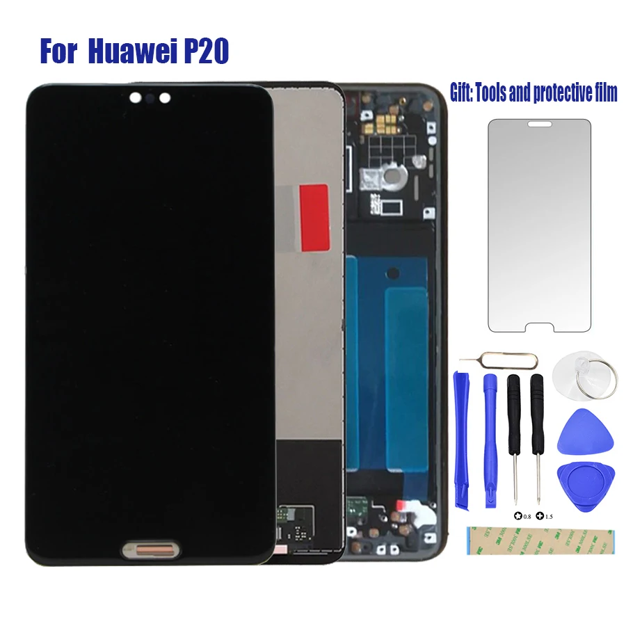 

5.8inch P20 LCD Display +Touch Screen Digitizer Assembly Replacement for Huawei p20 EML-L09 EML-L22 EML-L29 EML-AL00 LCD Screen