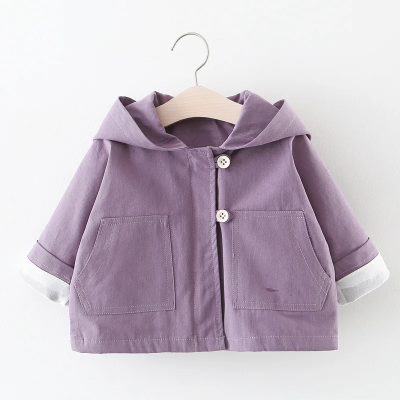 Детское демисезонное пальто с капюшоном на возраст 1 3 года|Куртки и пальто| |