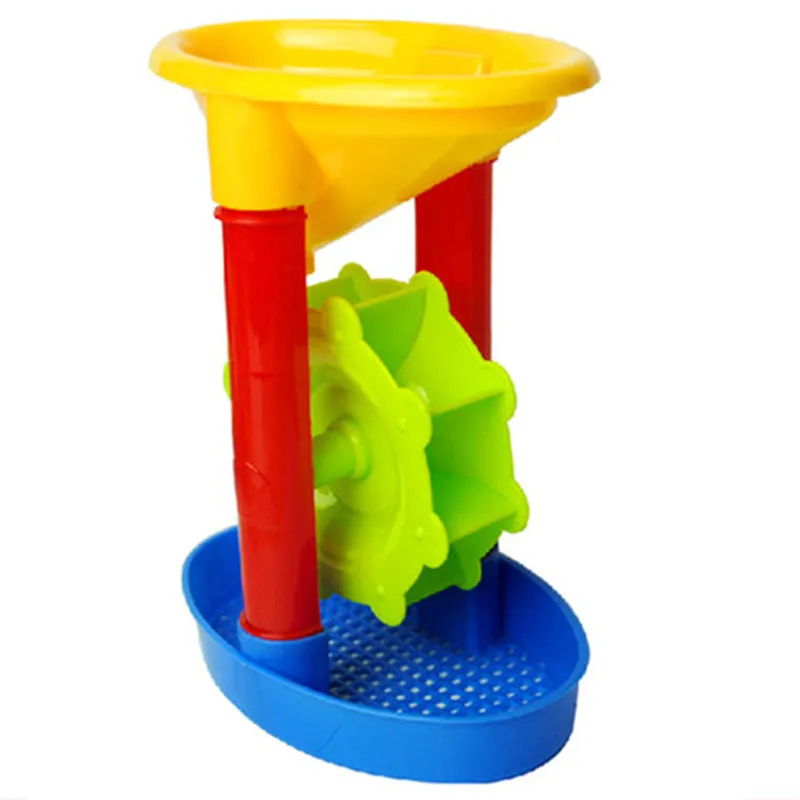 Childrens Sand Digging Tool Set With Beach Car And Hourglass_voghion.com