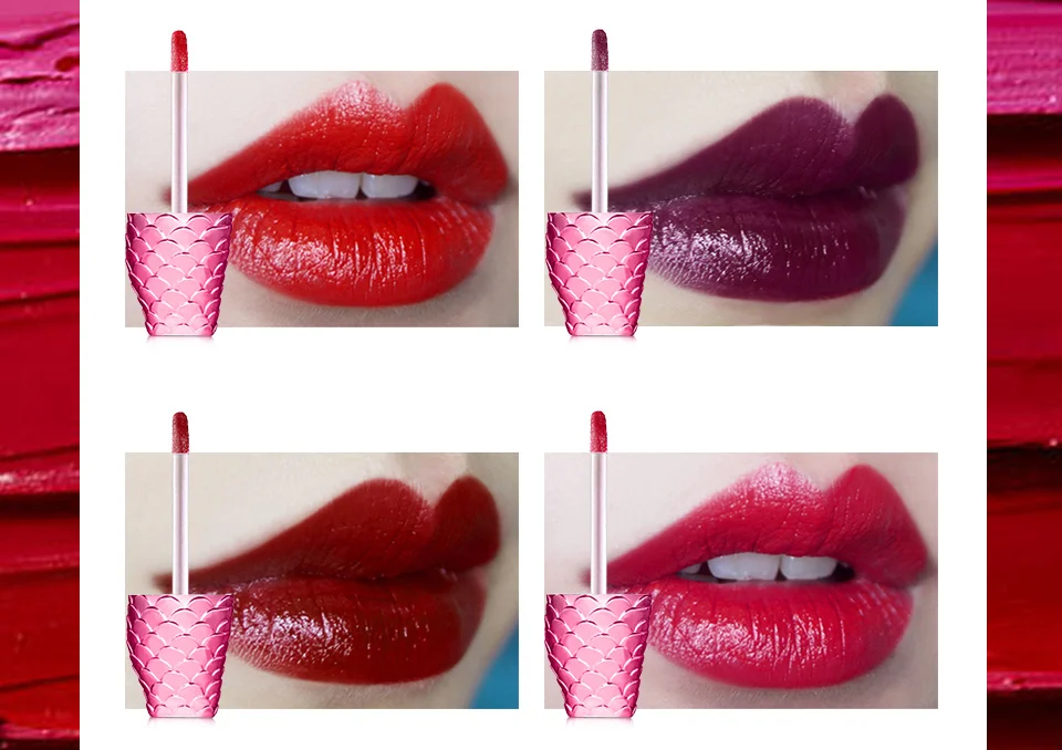 Ibcccndc Русалка пигмент блеск для губ водонепроницаемый Матовая жидкая губная помада Металл Сексуальный Обнаженный пумпер блеск для губ ТИНТ макияж
