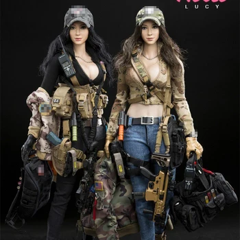 

In stock 1/6 Scale DAMTOYS PISCES 1/6 DCG003 NANA DCG0004 LUCY female Action Figure full set for collection