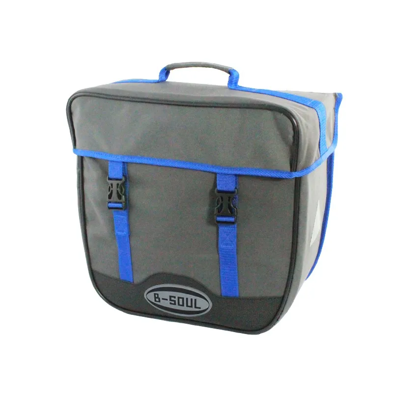 Flash Deal B-SOUL 50L Large Capacity Bicycle Saddle Bags Waterproof Bicycle Rear Seat Trunk Bag Panniers for Cycling Bycicle Accessories 11