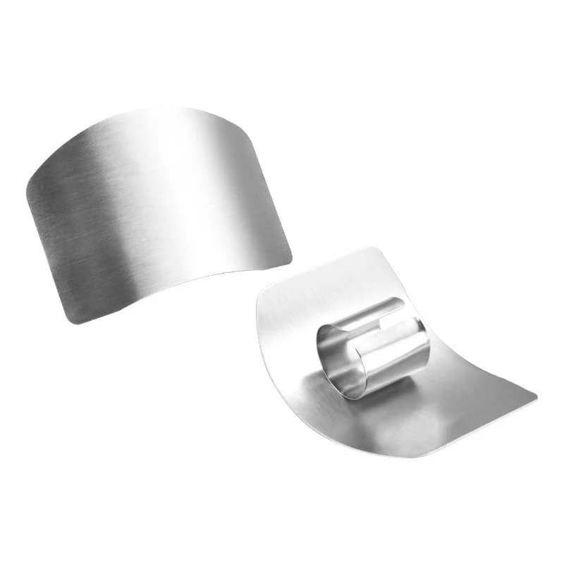 1Pc Stainless Steel Knife Finger Hand Guard Finger Protector For Cutting Slice Chop Safe Slice Cooking Protection Tools