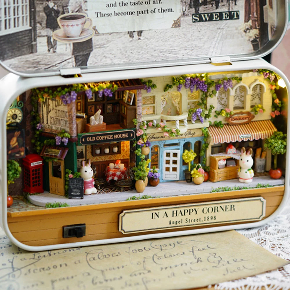 Handmade Furniture Doll House DIY Miniature Doll House 3D Wooden Dollhouse Miniatures Kit Assembled Toys Christmas Birthday Gift Handmade Furniture Doll House DIY Miniature Doll House 3D Wooden Dollhouse Miniatures Kit Assembled Toys Christmas Birthday Gift