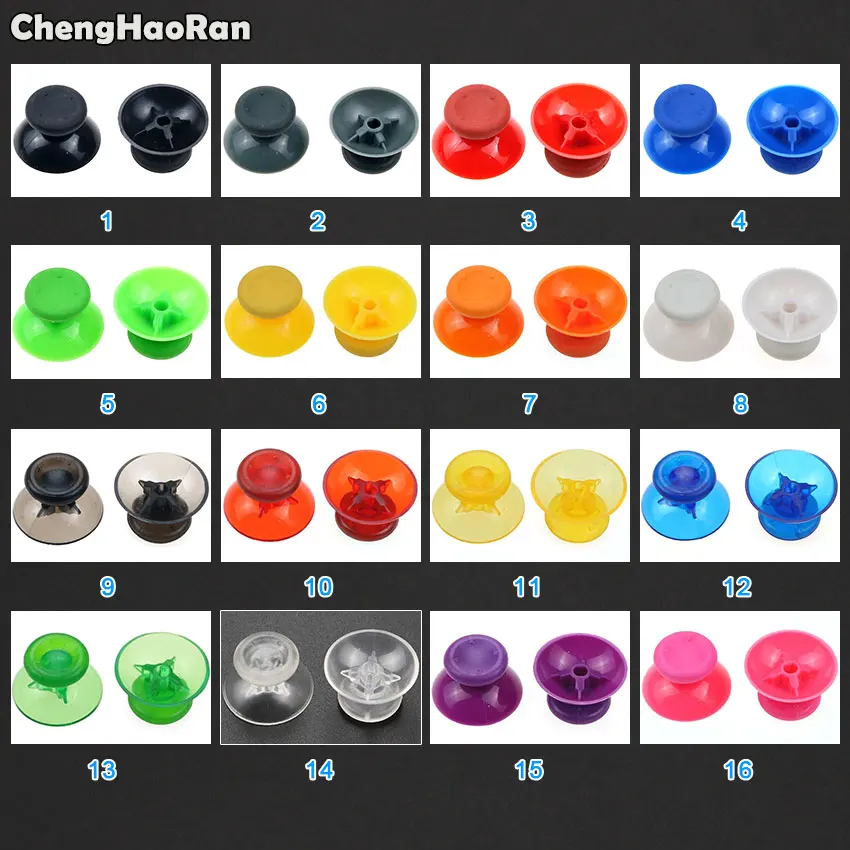 

ChengHaoRan 2pcs Thumbsticks Thumb Joystick Stick Cap Mushroom Head Rocker Caps Grip Cover for Microsoft Xbox 360 Controller