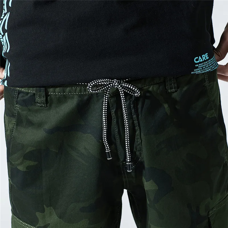 Promotion 2019 New Summer Men's Leisure Goods Shorts Quality Elastic Cotton Packaging Printing Fashion Men's Youth Pop Compression Shorts