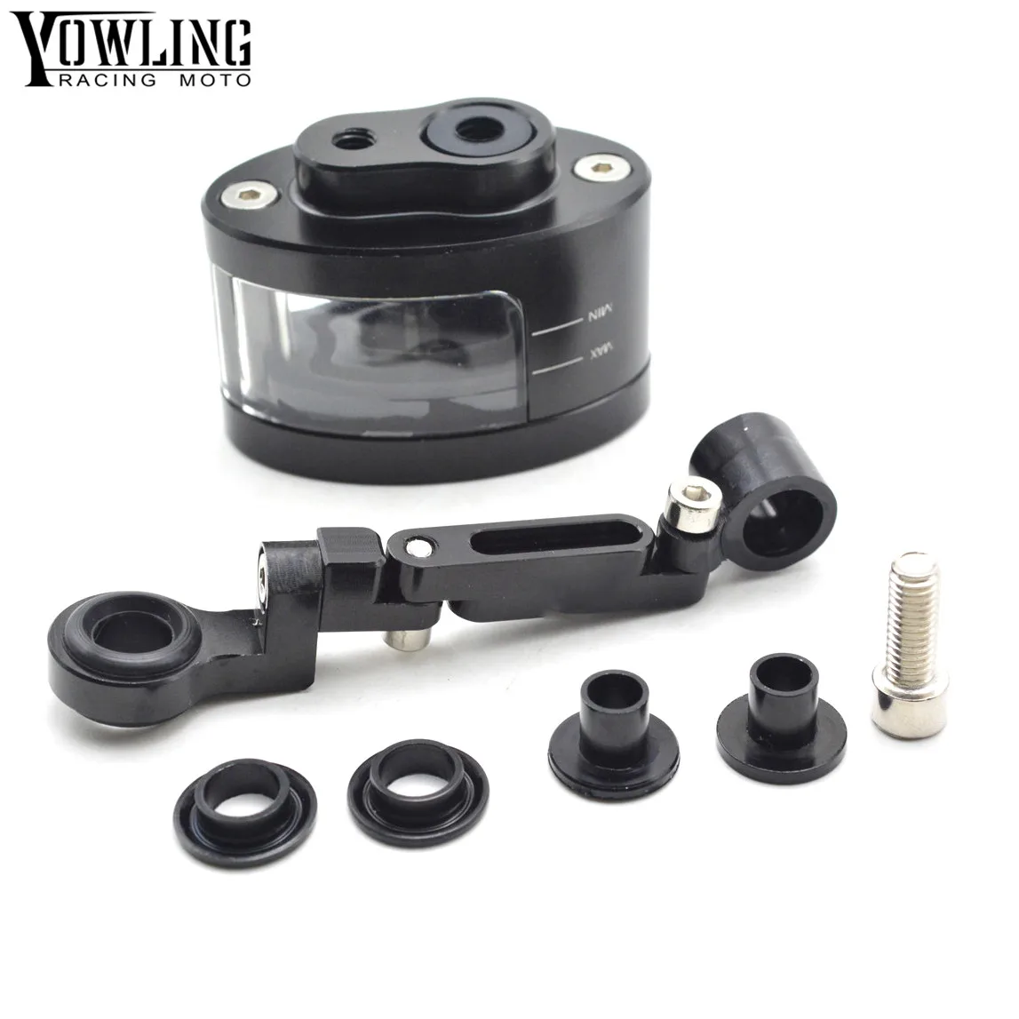 Universal Motorcycle Brake Fluid Reservoir Tank with Oil mounting kit