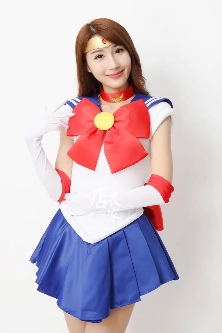 Sailor Moon Anime Cosplay Costume for Women and Kids - Custom Size Halloween/Carnival Outfit image 3