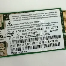 SSEA беспроводной wifi карты для Intel 3945ABG мини-карта pci-e 802,11 a/b/g 54 Мбит/с