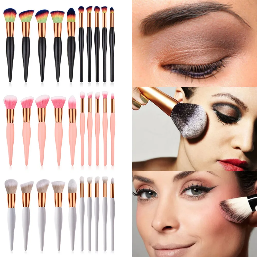 make up brushes Synthetic hair makeup brushes set professional Make Up Foundation Blush Cosmetic Concealer Brushes Y429