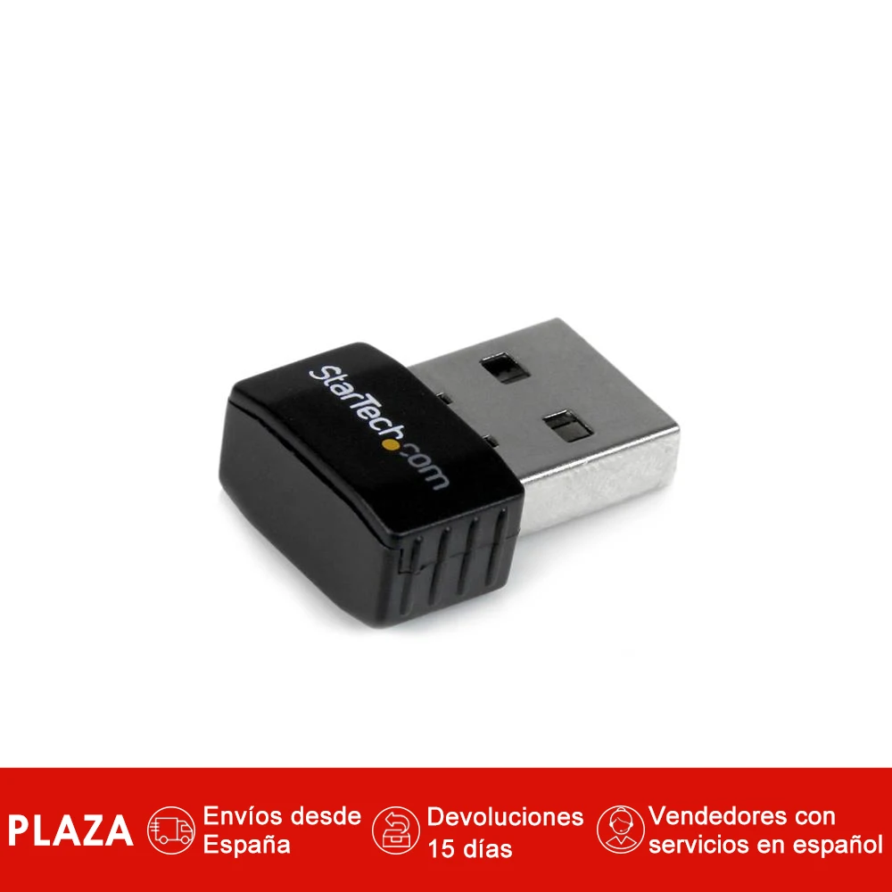 StarTech.com Mini Adaptador de Red InalAmbrico USB 2,0 a Беспроводная сеть 300 Мбит/с-Wi-Fi экстерно 802.11n 2T2R