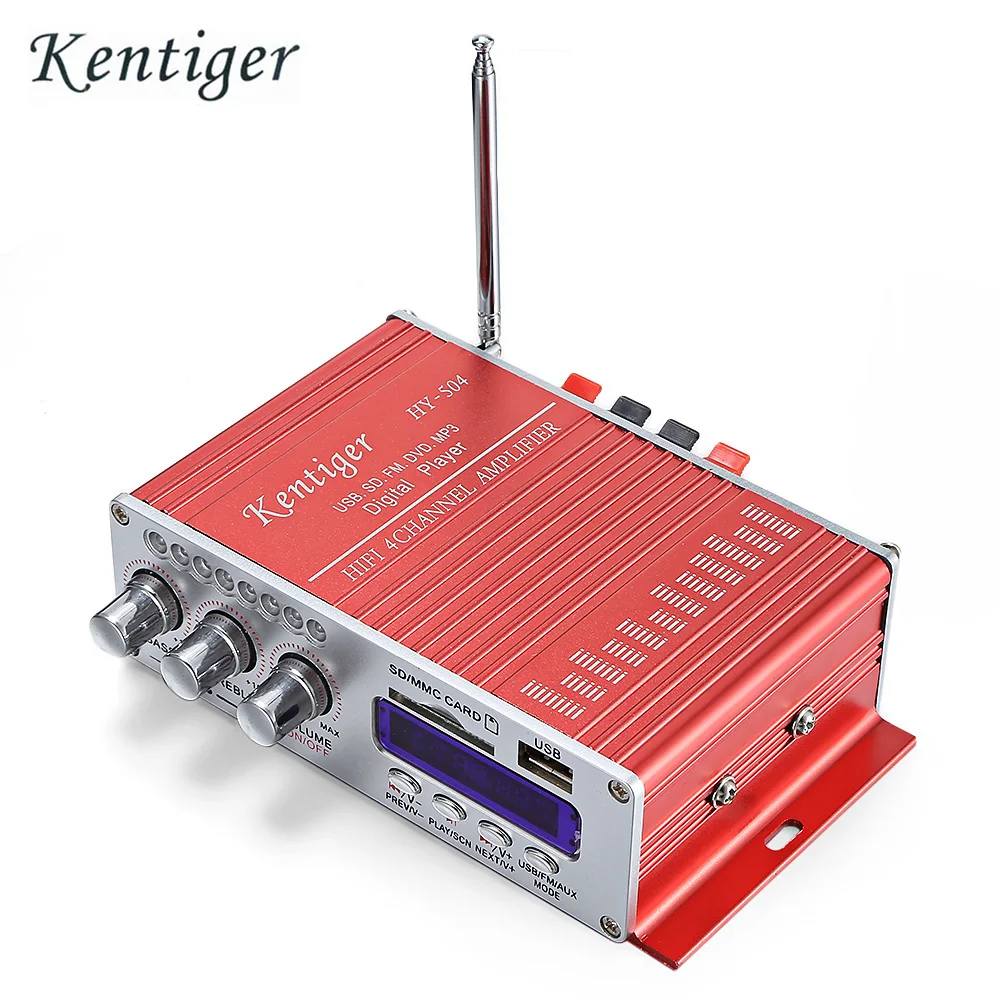 Kentiger HY 504 Hi Fi 4 стерео аудио двухканальный усилитель эвакуатор основной канал