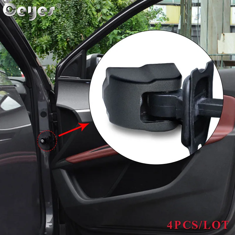 Аксессуары для стайлинга автомобиля Ceyes подходят Peugeot 2008 3008 508 черные чехлы из АБС