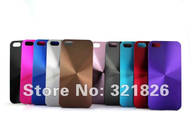 Aluminium Plastic for iPhone5 cases Cell Phone CD Veins Hard Cover iPhone5G 5 Case 100pcs/lot wholesale free shipping |