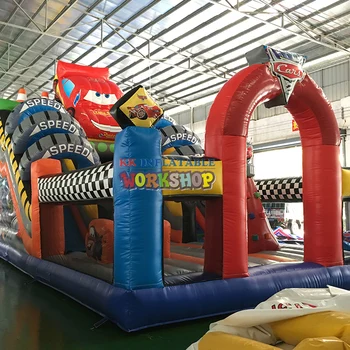 

Hot Sell Gaint Cartoon Castle for inflatable theme park