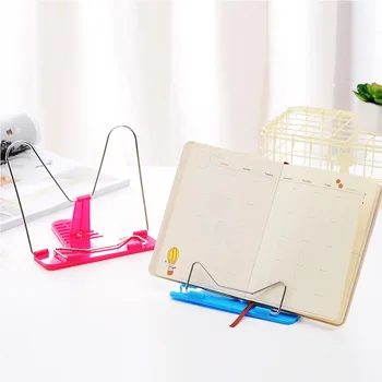 

1 Pcs Bookends Portable Foldable Adjustable Reading Bookends book holder Document Holder Base Reading Book Holder office school