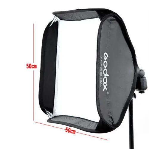 Godox 50x50 см сумка-софтбокс комплект для камеры Studio Flash fit Bowens Elinchrom крепление