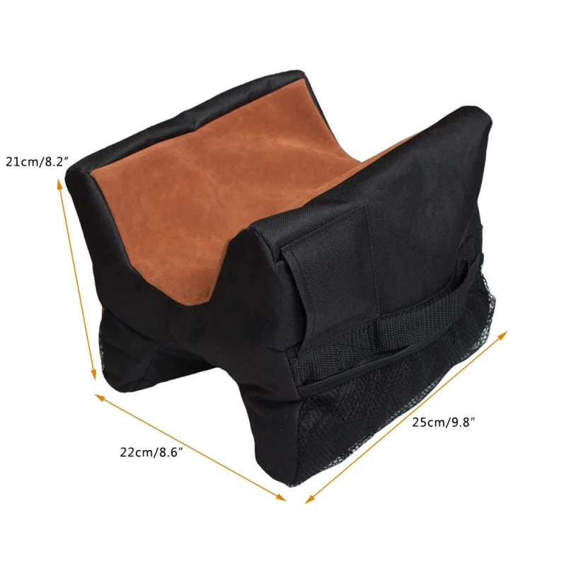 Portable Front & Rear Rifle Target Tactical Bench Shooting Rear Gun Rest Bag Set Unfilled Stand Gun Accessories