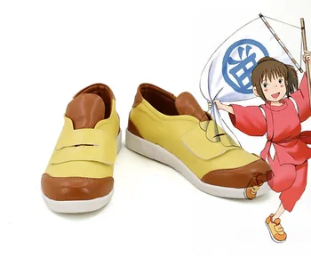 

Anime Spirited Away Chihiro Ogino Shoes Cosplay Costume Boots Costumes
