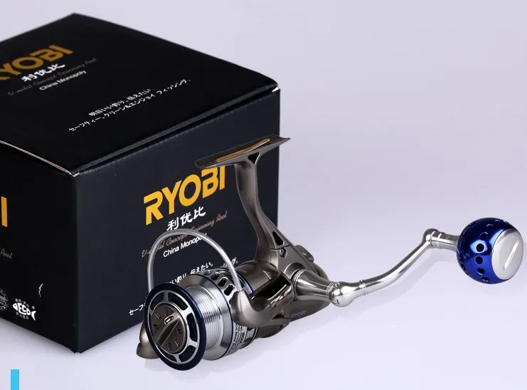 

RYOBI fishing reel 6+1BB 5.0:1 Fishing King 6000/8000 spinning reel full metal lure fishing reel 22lbs/10kg