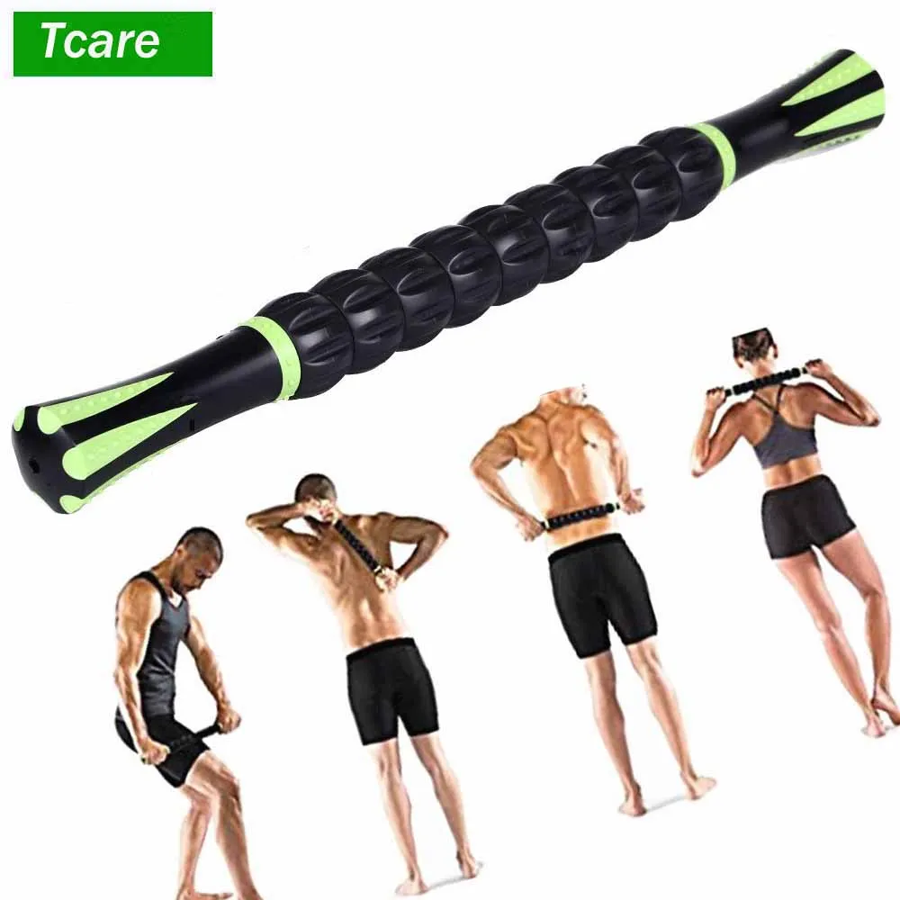 

1Pcs Body Massage Relaxation Muscle Massage Roller Gear Massage Stick Self Myofascial Release for Leg/Back/feet Relax Yoga Tool