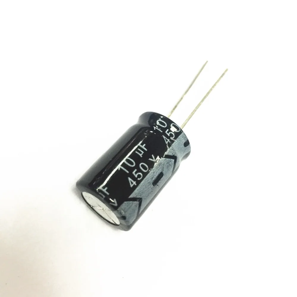 50 шт. 10 мкФ 450 в радиальный электролитический конденсатор 13 мм х 20 мм