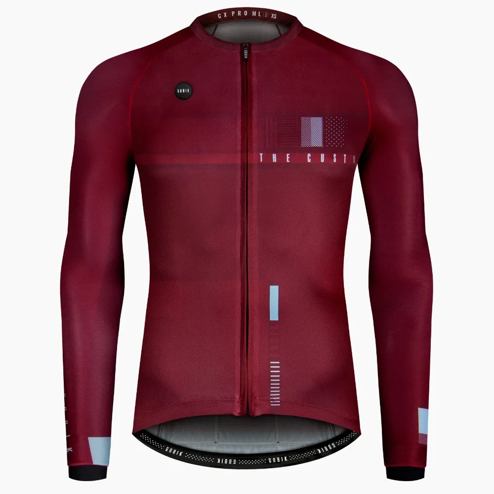

Spanish brand Pro Team Long Sleeve Cycling Jersey for 18 - 25 Celsius Ultralight tight fit bicycle jersey Maillot Ciclismo