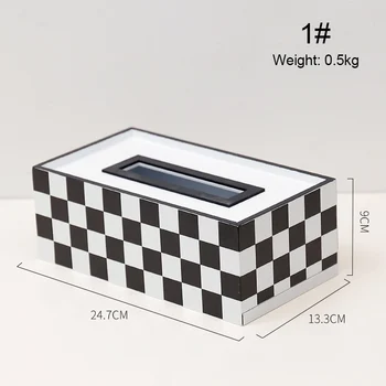 

Nordic Wooden Tissue Storage Box for Home Living Room Dining Hall Simple Decoration Drop Shipping