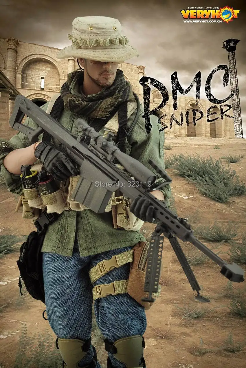 veryhot pmc sniper 12inch 16 solider model action figure army