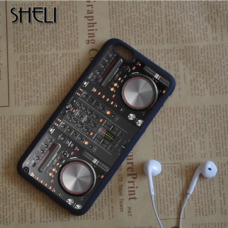 

SHELI DJ Controller Mixer Machine case cover for iphone 5s 6 6s 6plus 7 7plus Samsung galaxy note5 s3 s4 s5 s6 edge s7 edge