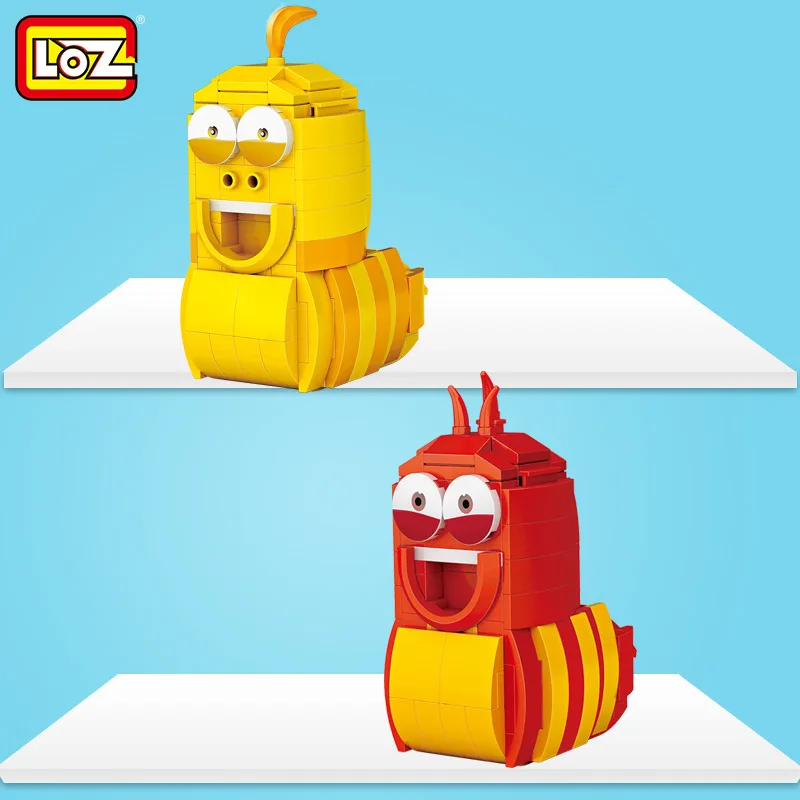 

LOZ 143pcs Cartoon Small Worm DIY Building Blocks Assembile Toys Gifts Loz Mini Blocks for Children Bricks Girls Boys