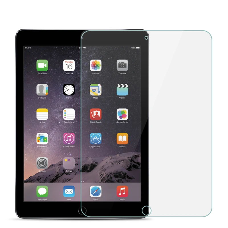 Для Apple iPad 2/3/4 универсальная версия планшет закаленное Стекло 9,7 дюймов ультра тонкий защитный закаленное Стекло пленка - Цвет: Прозрачный