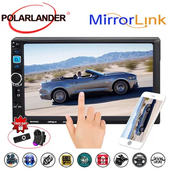 

Android 5.1.1 System Touch Screen 7'' 2DIN With DVR + Rear view Camera Mirror Link Car MP5 Player