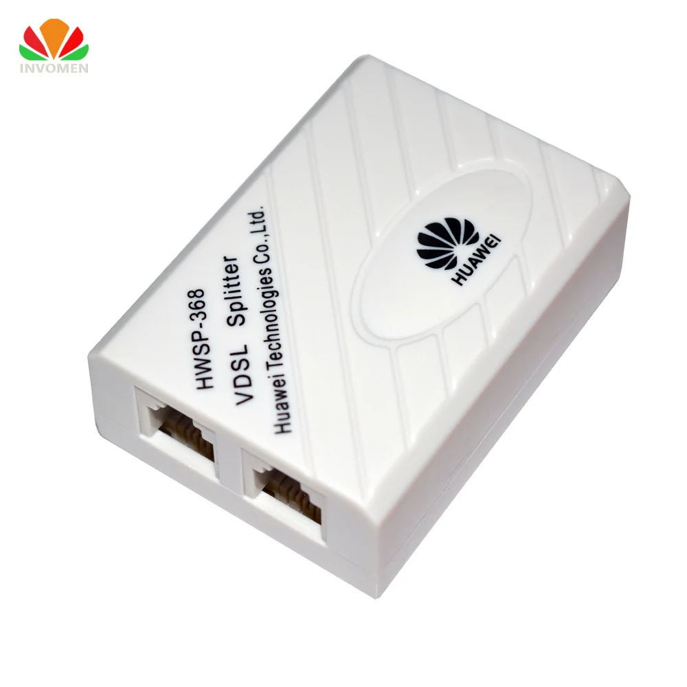 الأصلي Huawei VDSL الخائن النطاق العريض الهاتف تصفية عرام البرق حماية مكافحة الضوضاء 6P2C ل ADSL مودم RJ11 محول