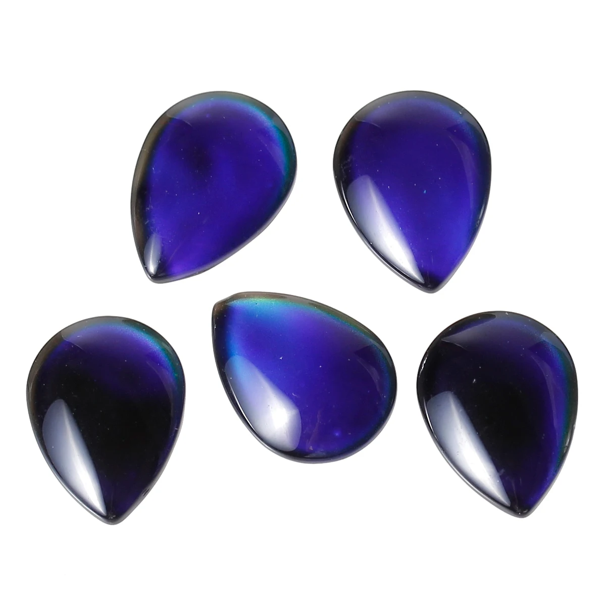 Стеклянный купол уплотнения Cabochons украшения выводы слеза Flatback многоцветный 18 мм (