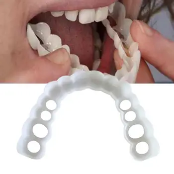 

New Reusable Snaps Perfect Whitening Dentures for Flexible