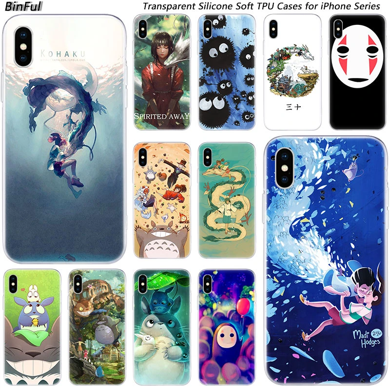 ホットスタジオジブリアニメファッションケース Apple の Iphone 11 プロ Xs 最大 Xr 7 8 プラス 6 6s プラス 5 5c 5 S Se Tpu カバー Phone Case Covers Aliexpress