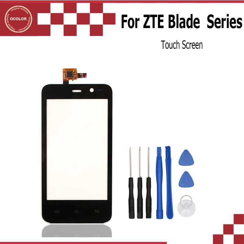 

ocolor For ZTE Blade Leo Q1/blade N5S N5L/Blade HN V993W/Z797 Touch Panel Digitizer Sensor Mobilephone Accessories With Tools