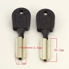 Слесарь Инструменты пустой ключ пустой B091 3.6 мм Толщина пустые ключи wangli [10 шт./лот]