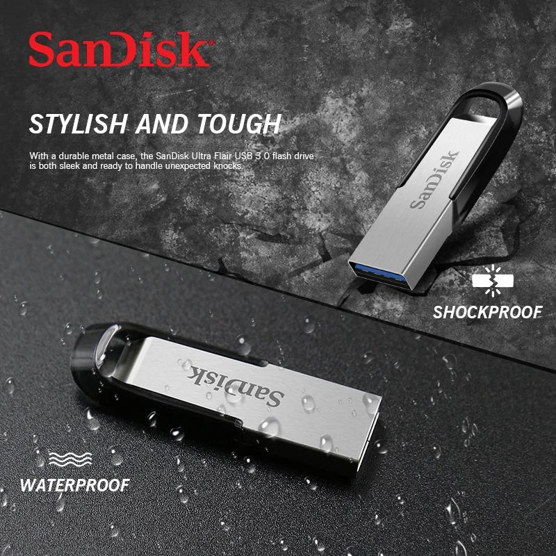 SANDISK USB Flash 32G 64G USB3.0 Подлинная Ультра чутье металлическая Флешка usb флэш-диск с логотипом на ключ карта памяти для ноутбука