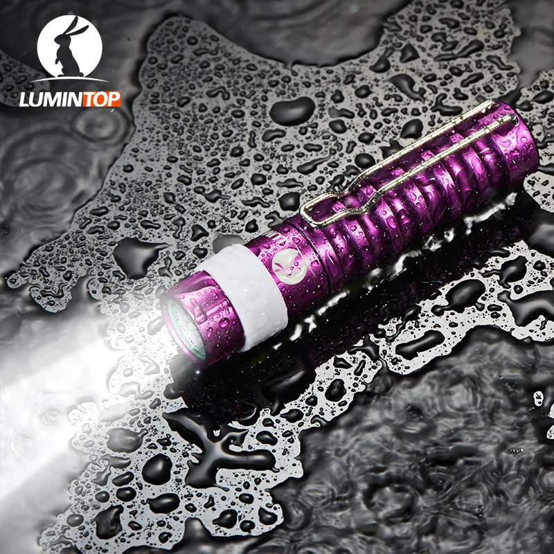 

LUMINTOP Mini Worm Flashlight AAA 110 Lumens Keychain Flashlight with clip Cree LED Tool Pocket Flashlights