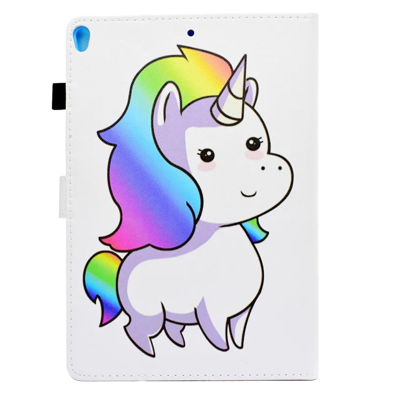 Wekays For Apple IPad Pro 10.5 inch Cute Cartoon Unicorn Leather Flip Fundas Case For Coque IPad Pro 10.5 Tablet Cover Case Kids