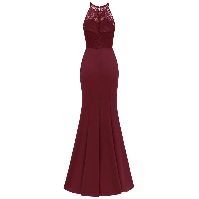 noble elegant evening dress lace Hollow out evening dresses long Big yards Party Dress Female Slim mermaid evening gown