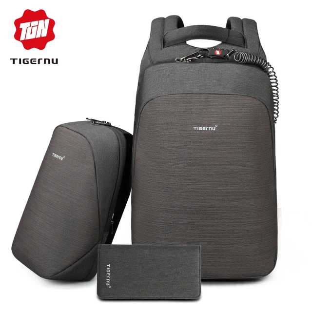 tigernu slim anti theft backpack