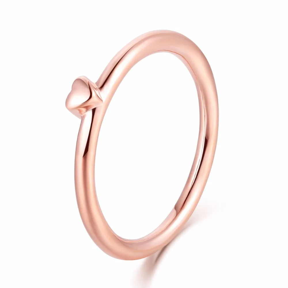 

Pandulaso Puzzle Heart Rose Golden Rings for Women 2018 New Fashion Silver 925 Jewelry Heart Shape Rings Wedding Engagement Gift